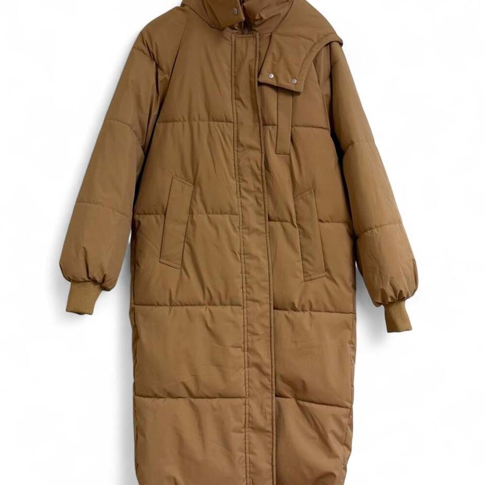Women's Tan and Brown Coat